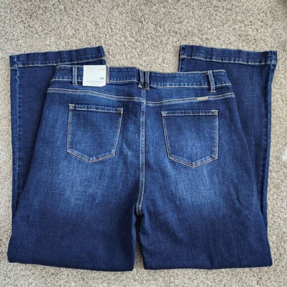 Kancan High Rise Dark Wash Blue Jeans - Picture 2 of 9